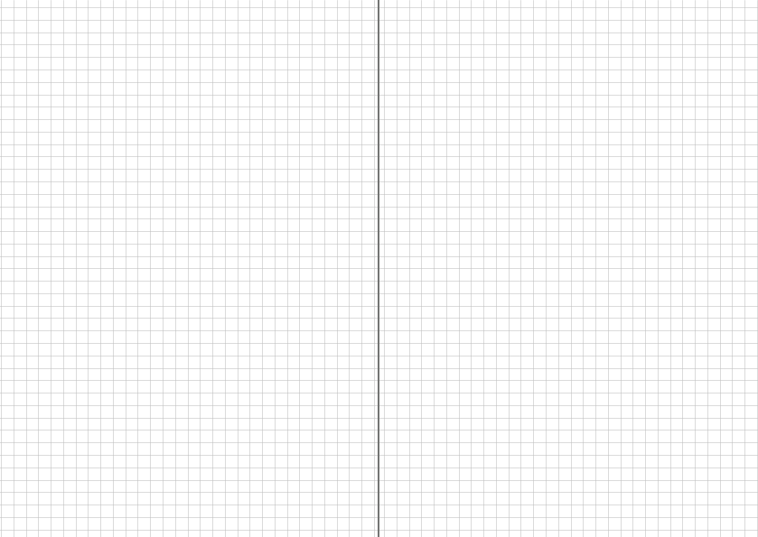 リードなし5mm方眼罫線の本文で作るノート H10 Grid ノート本舗