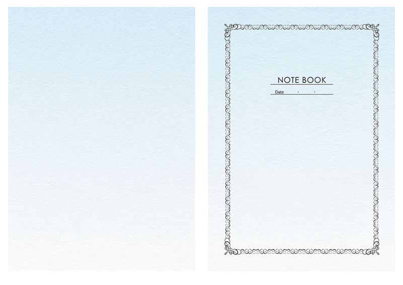 本文罫線 レシピ と組み合わせて作るノート H07 Recipe ノート本舗