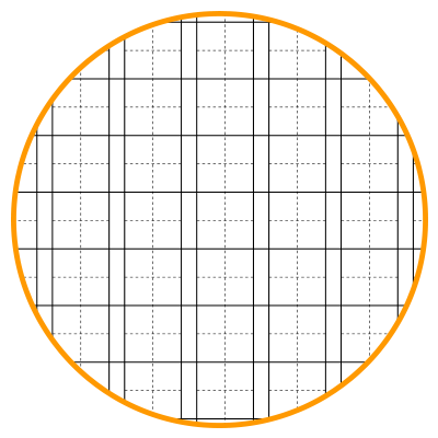 本文が漢字練習［13マス×8行］タイプのノートを作ります。