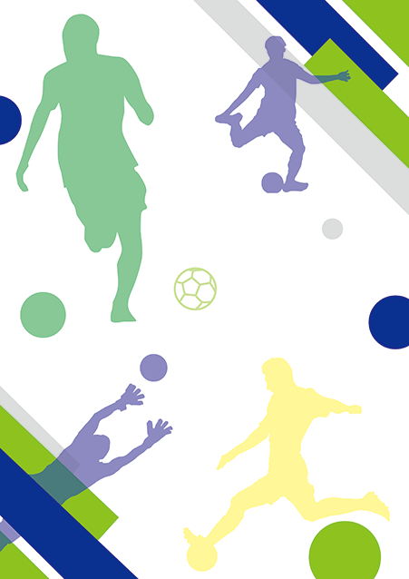 写真・ロゴ・文字の差替ノート「nc056_sotsudan_soccer-02」の裏表紙デザイン