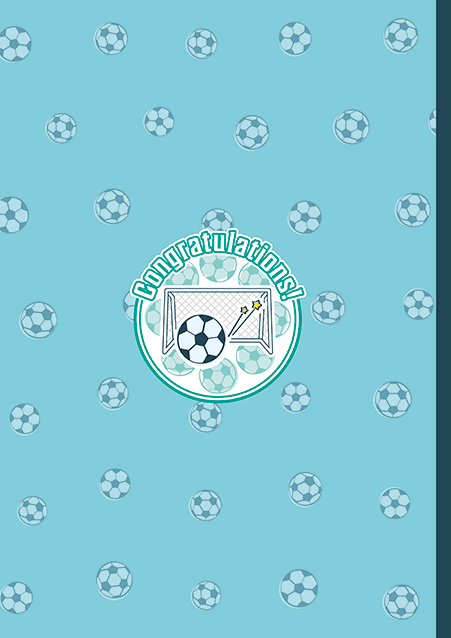 写真・ロゴ・文字の差替ノート「nc068_sotsudan_soccer-05」の裏表紙デザイン